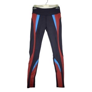 Splits 59 Force Ankle Length Womens Leggings Size Small Black Maroon  Light Blue
